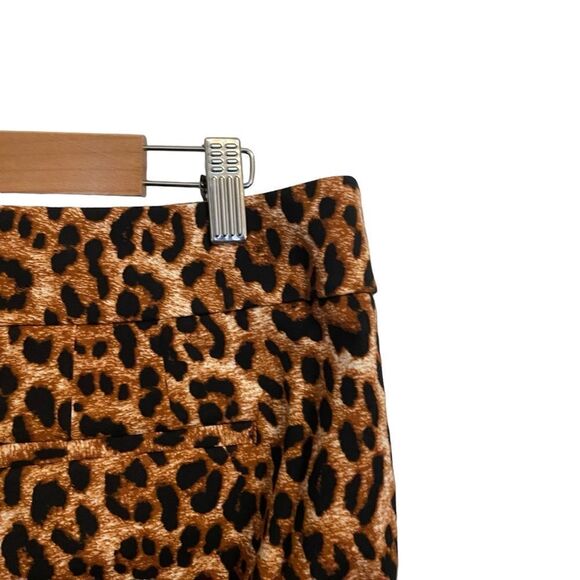 Talbots Chatham Slim Leg Ankle Pants Animal Print Size 8 NWT - Picture 6 of 8